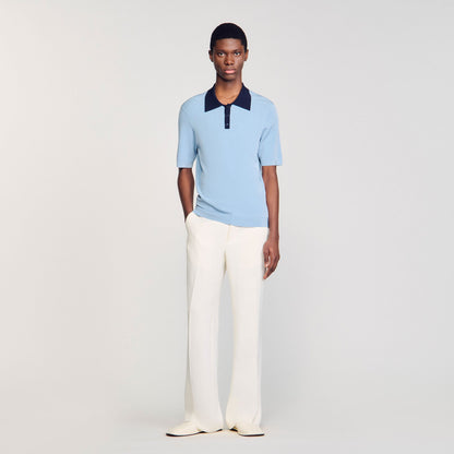 Two-tone polo shirt | Sandro