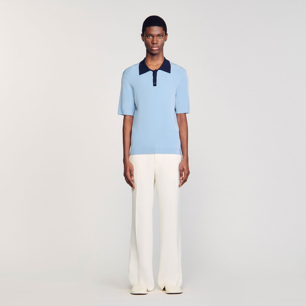 Two-tone polo shirt | Sandro
