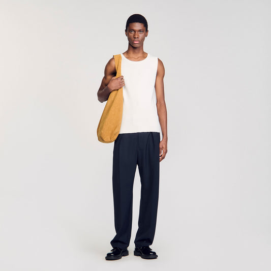 Rib knit vest top | Sandro