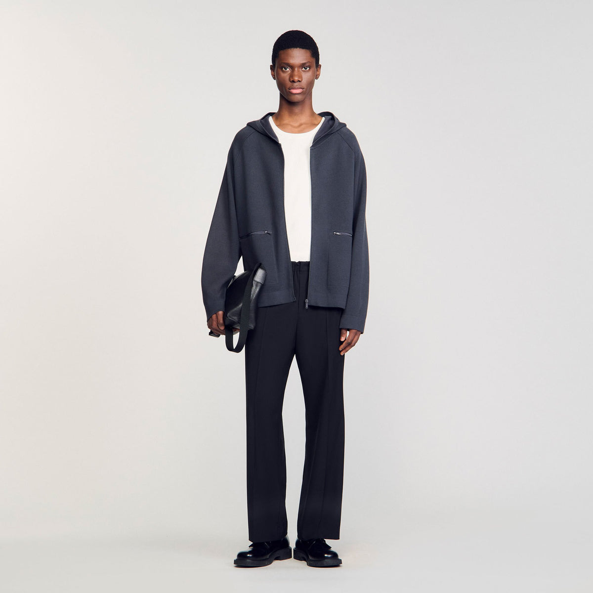 Milano knit hooded cardigan | Sandro