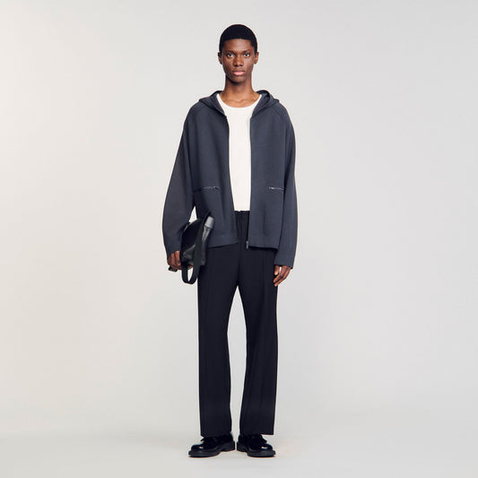 Milano knit hooded cardigan | Sandro