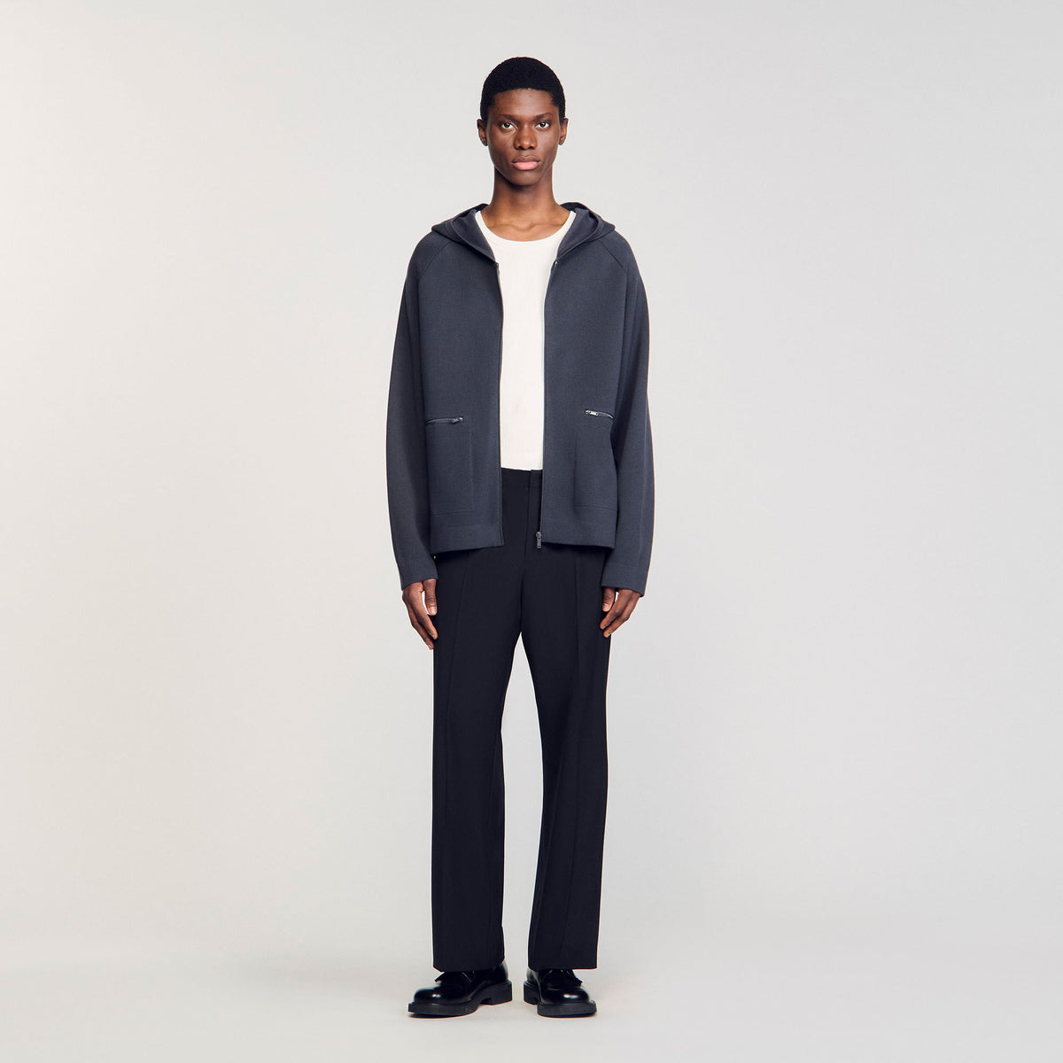 Milano knit hooded cardigan | Sandro