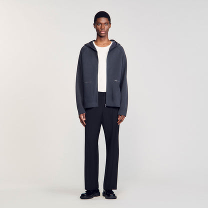 Milano knit hooded cardigan | Sandro