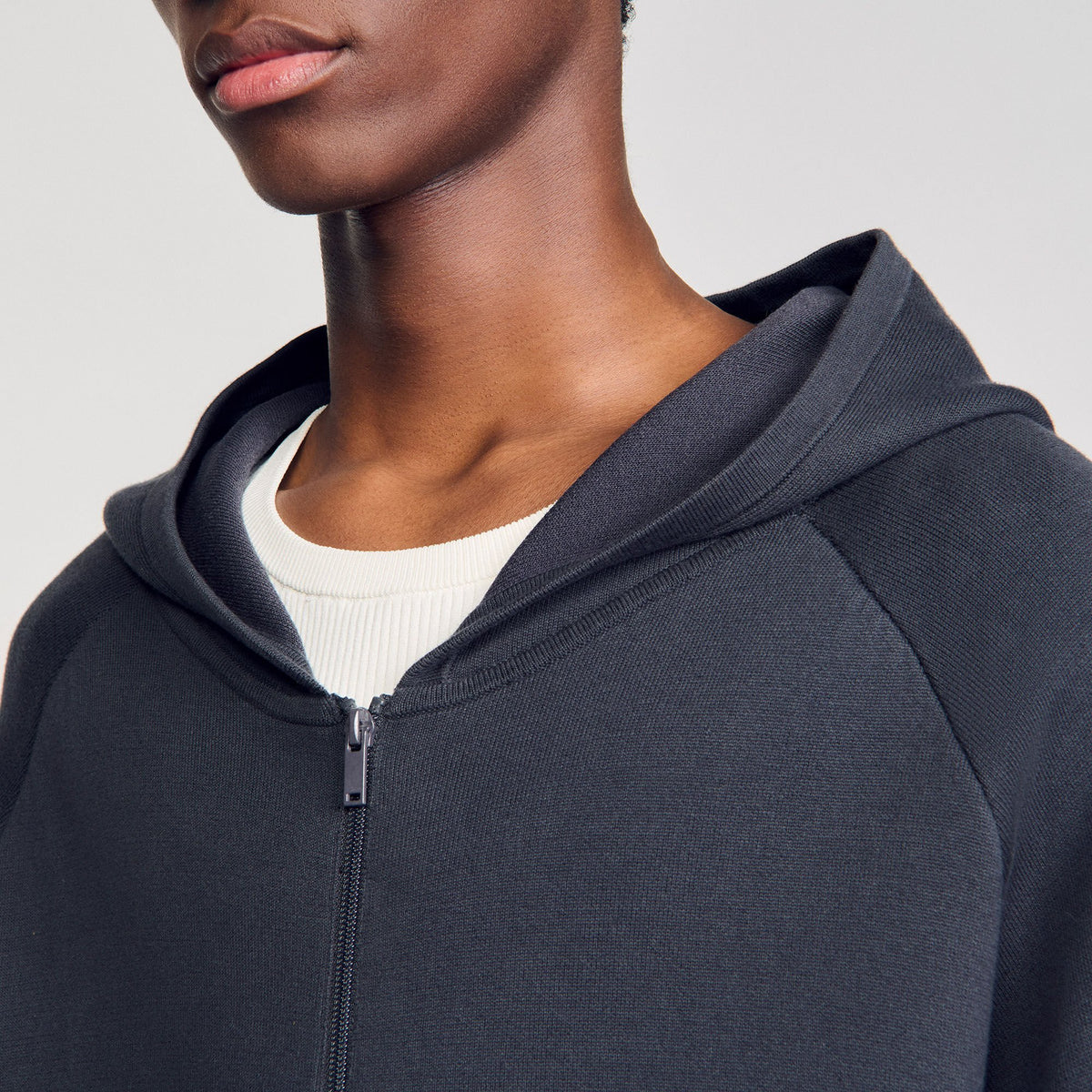 Milano knit hooded cardigan | Sandro