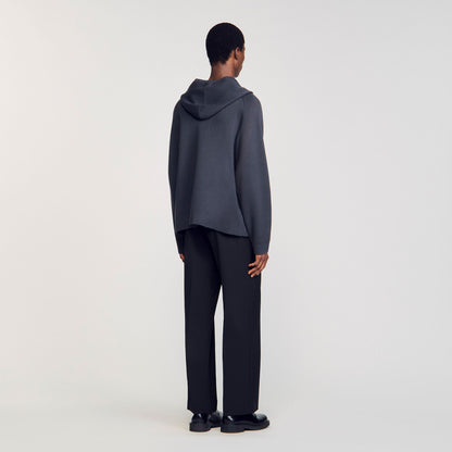 Milano knit hooded cardigan | Sandro