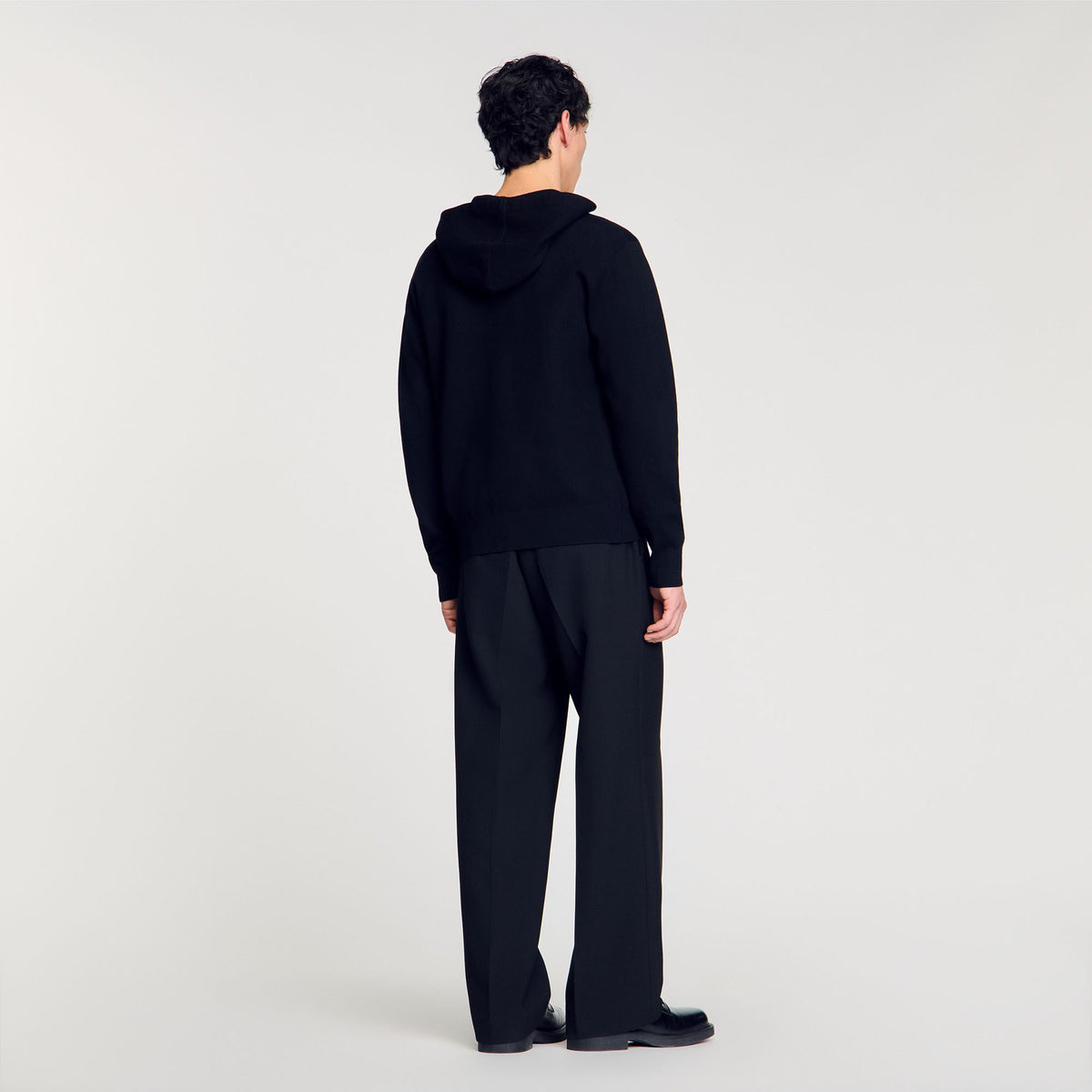 Zip-up cardigan with snake detail | Sandro