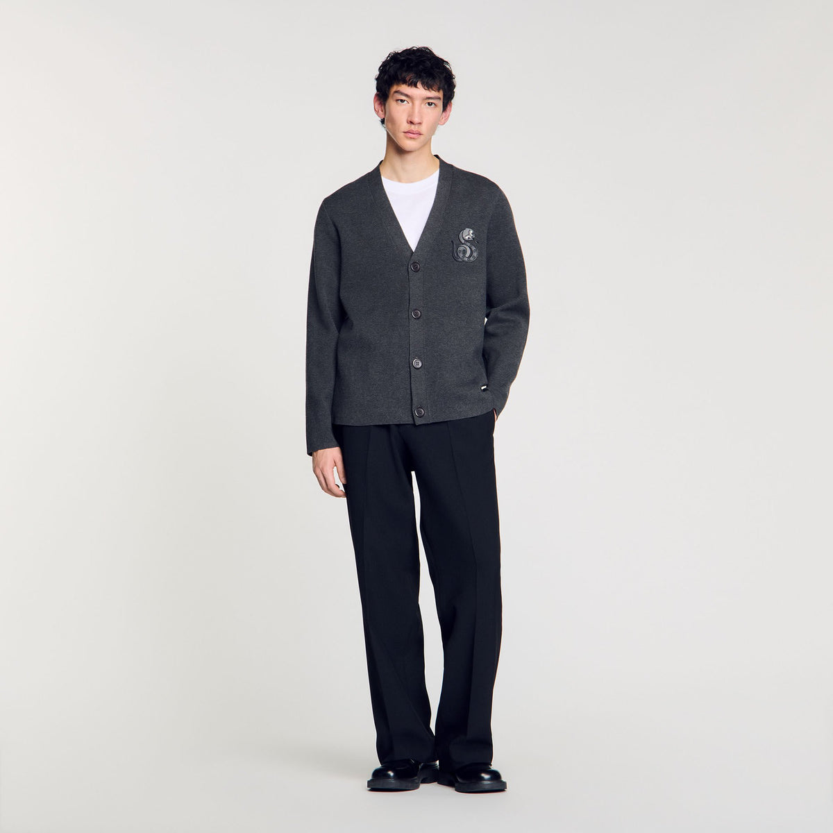 Cardigan with snake detail | Sandro