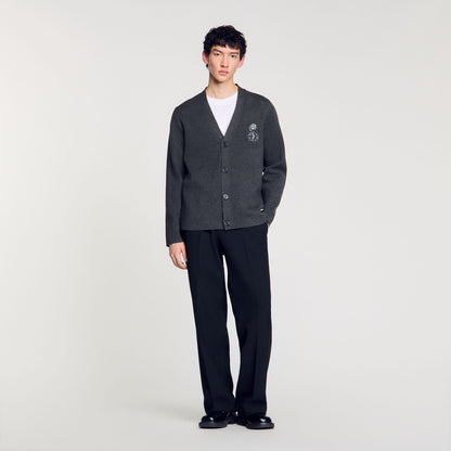 Cardigan with snake detail | Sandro