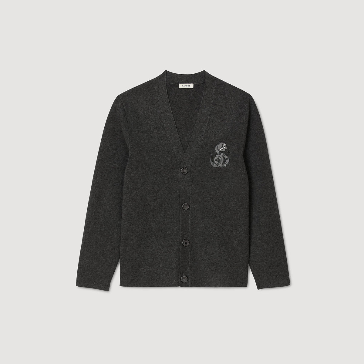 Cardigan with snake detail | Sandro