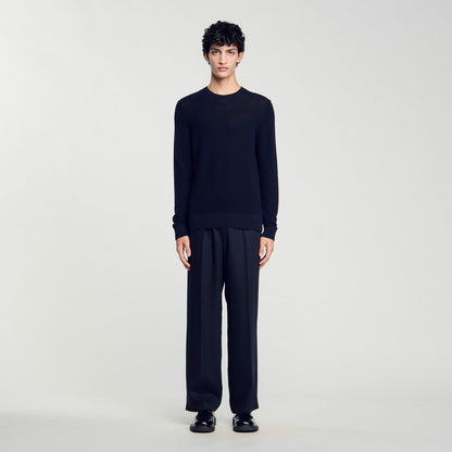 Textured knit sweater | Sandro