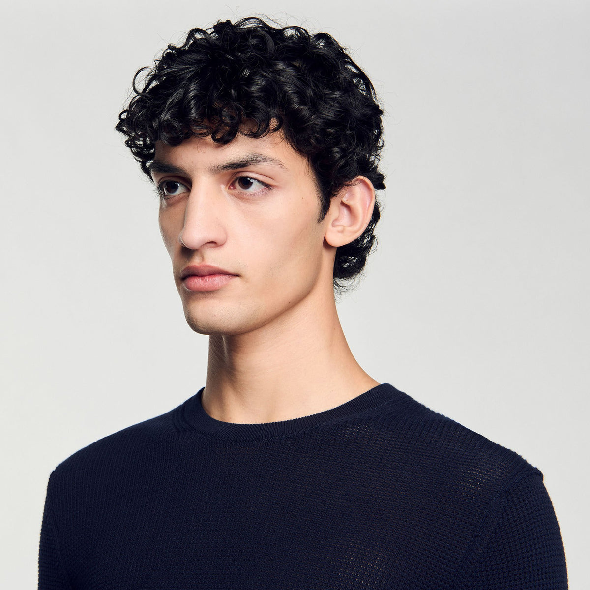 Textured knit sweater | Sandro