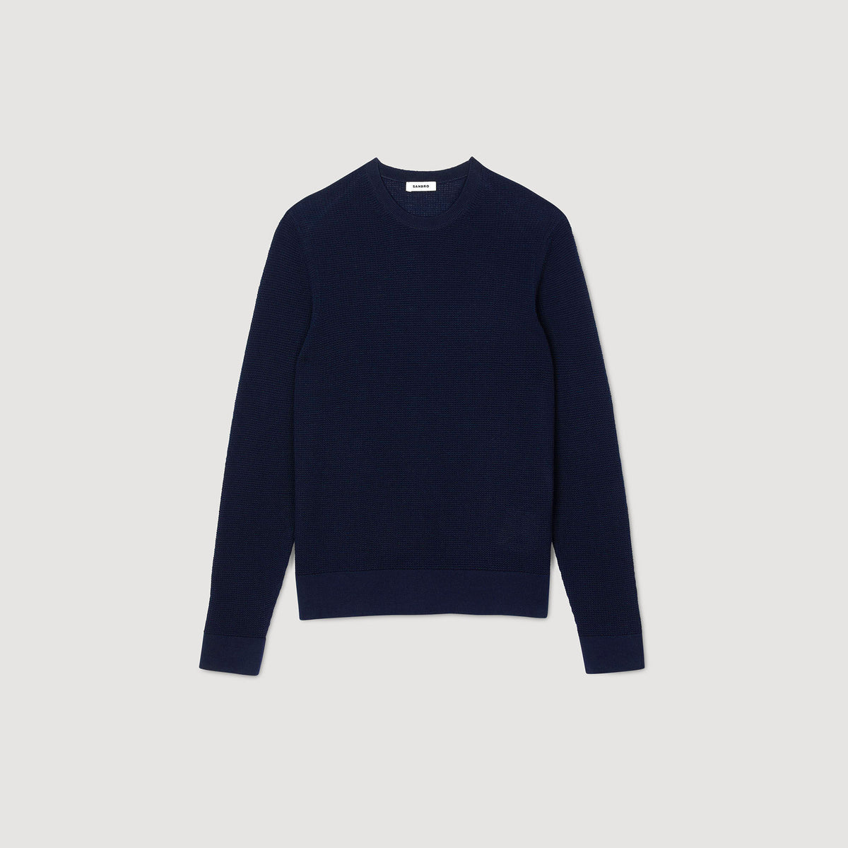 Textured knit sweater | Sandro