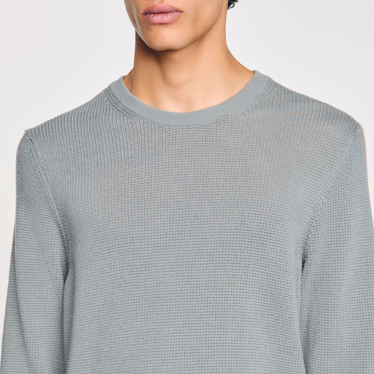 Textured knit sweater | Sandro