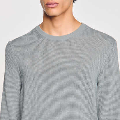 Textured knit sweater | Sandro