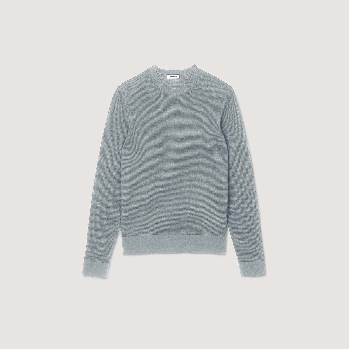 Textured knit sweater | Sandro