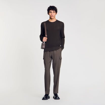 Textured knit sweater | Sandro