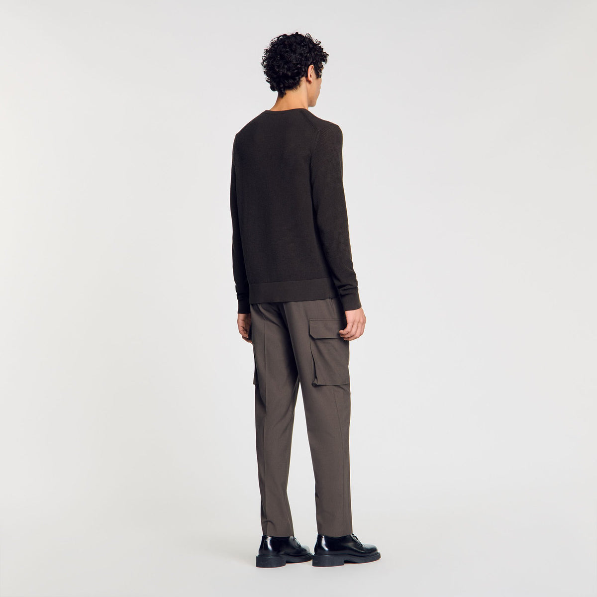 Textured knit sweater | Sandro