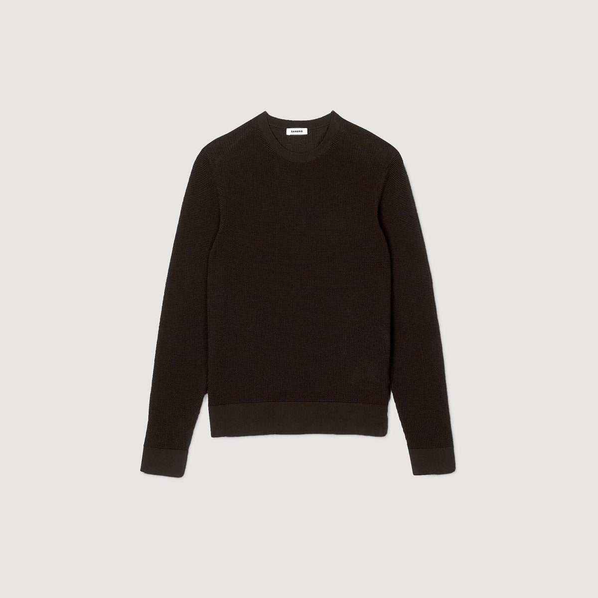 Textured knit sweater | Sandro