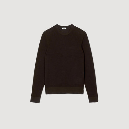 Textured knit sweater | Sandro