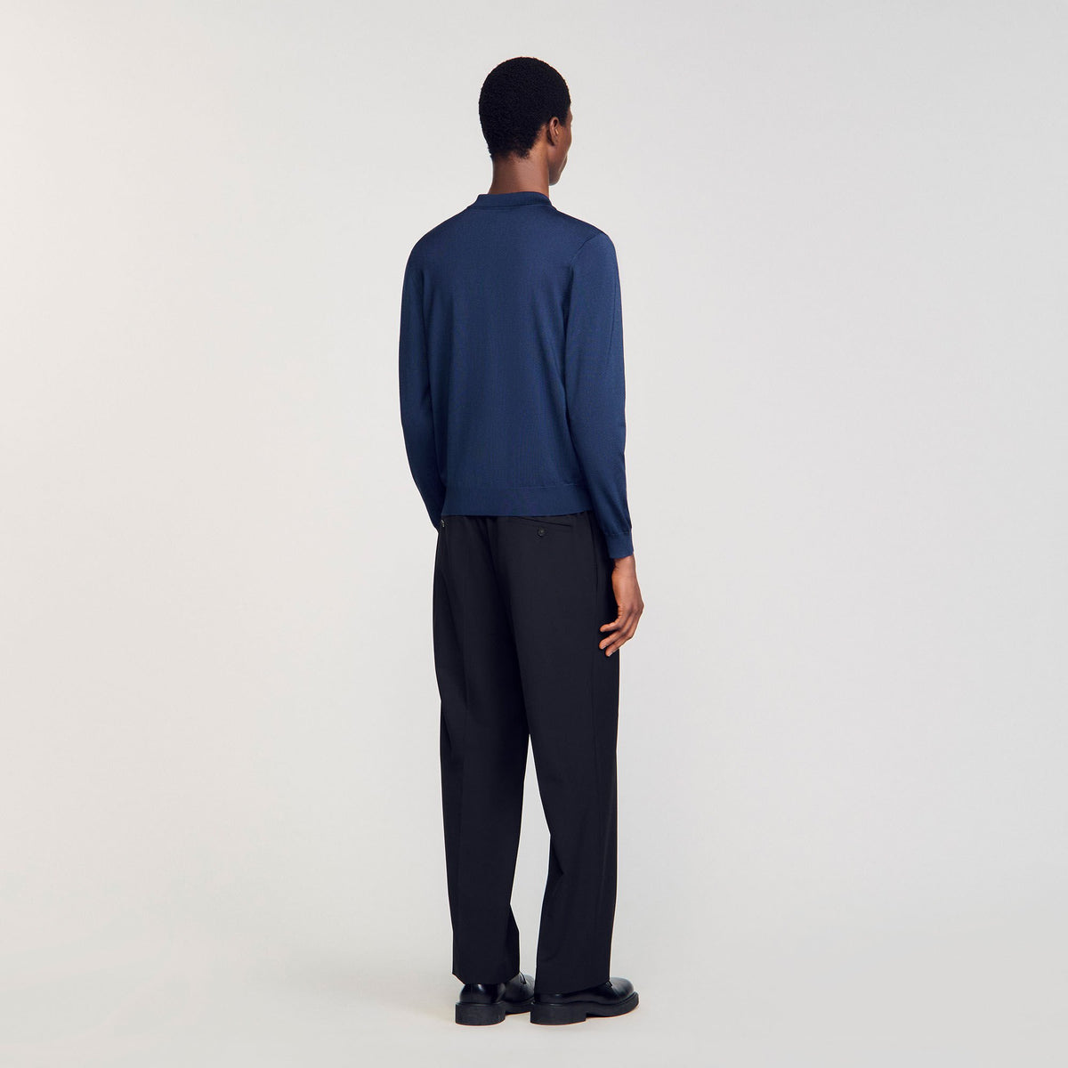 Ribbed polo shirt | Sandro