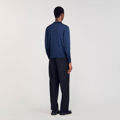 Ribbed polo shirt | Sandro