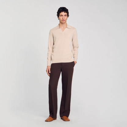 Knit polo shirt | Sandro