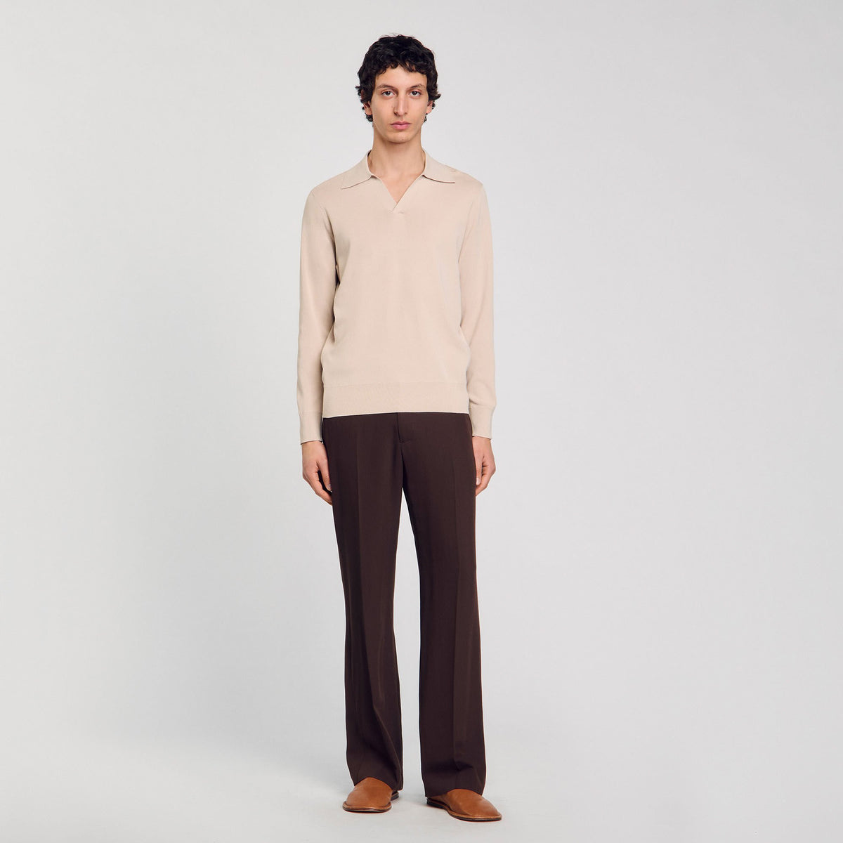 Knit polo shirt | Sandro