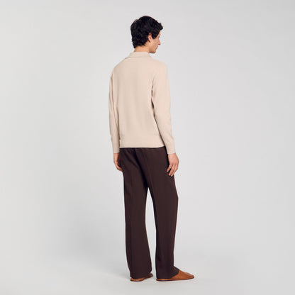 Knit polo shirt | Sandro
