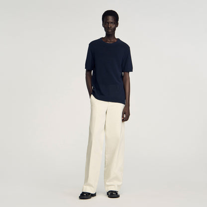 Fine knit T-shirt | Sandro