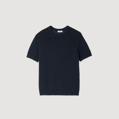Fine knit T-shirt | Sandro