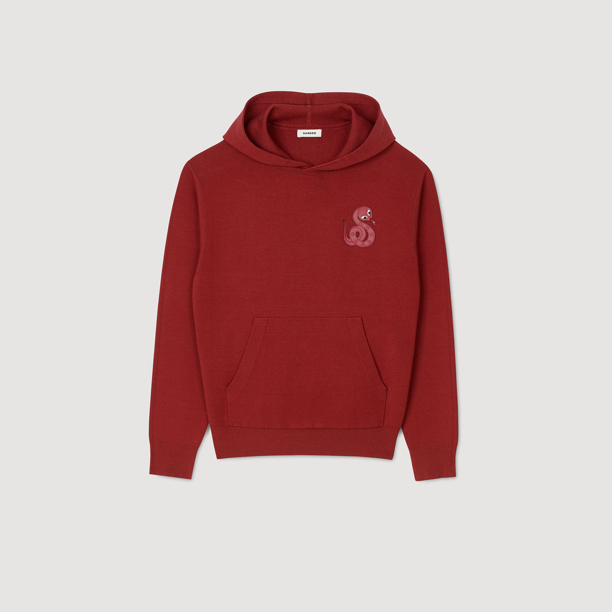 Knit sweatshirt with snake detail | Sandro