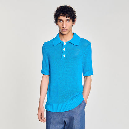 Knit polo shirt | Sandro
