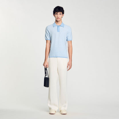 Square Cross polo shirt | Sandro