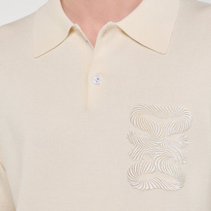 Polo with rope embroidery | Sandro