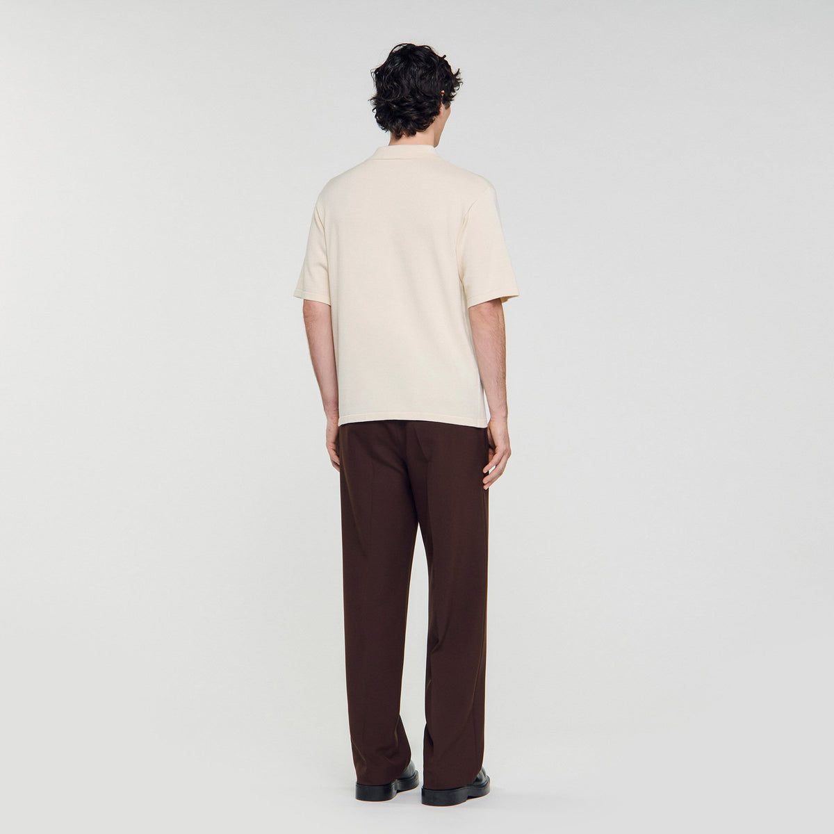 Polo with rope embroidery | Sandro