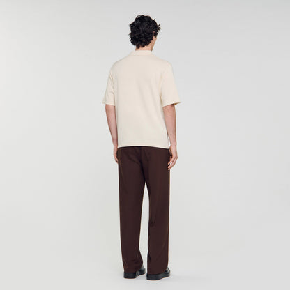 Polo with rope embroidery | Sandro