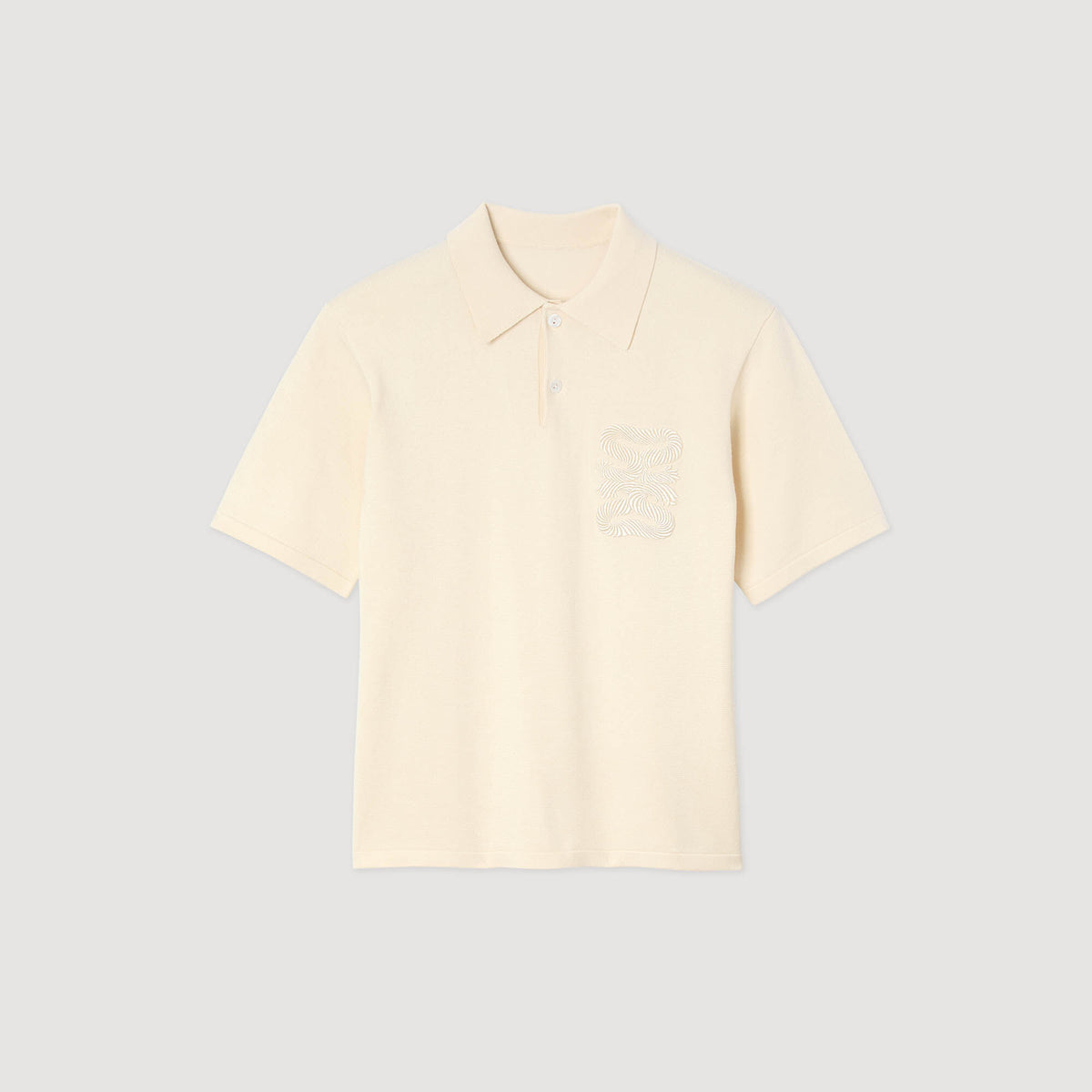 Polo with rope embroidery | Sandro