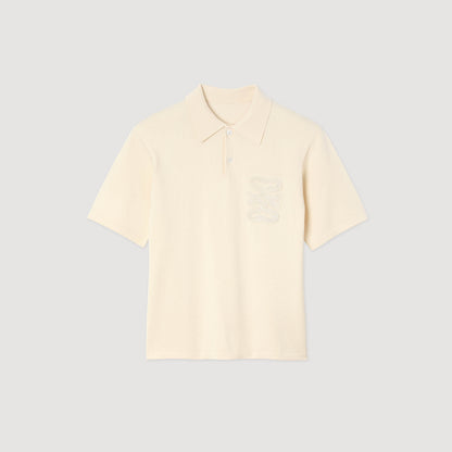 Polo with rope embroidery | Sandro