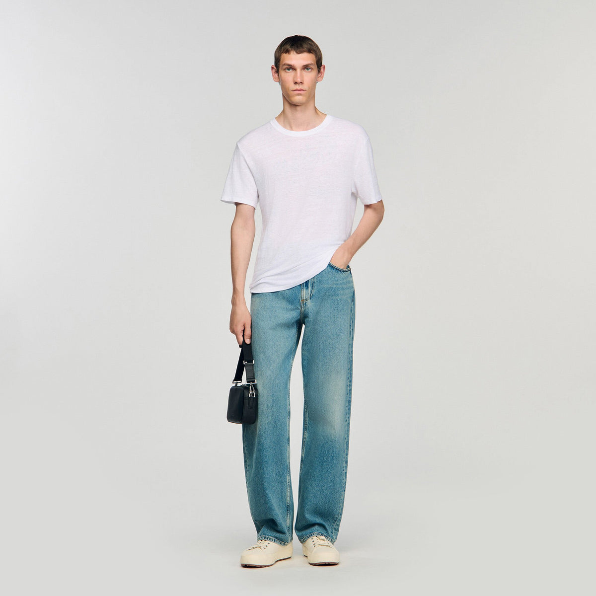 Certified linen T-shirt | Sandro