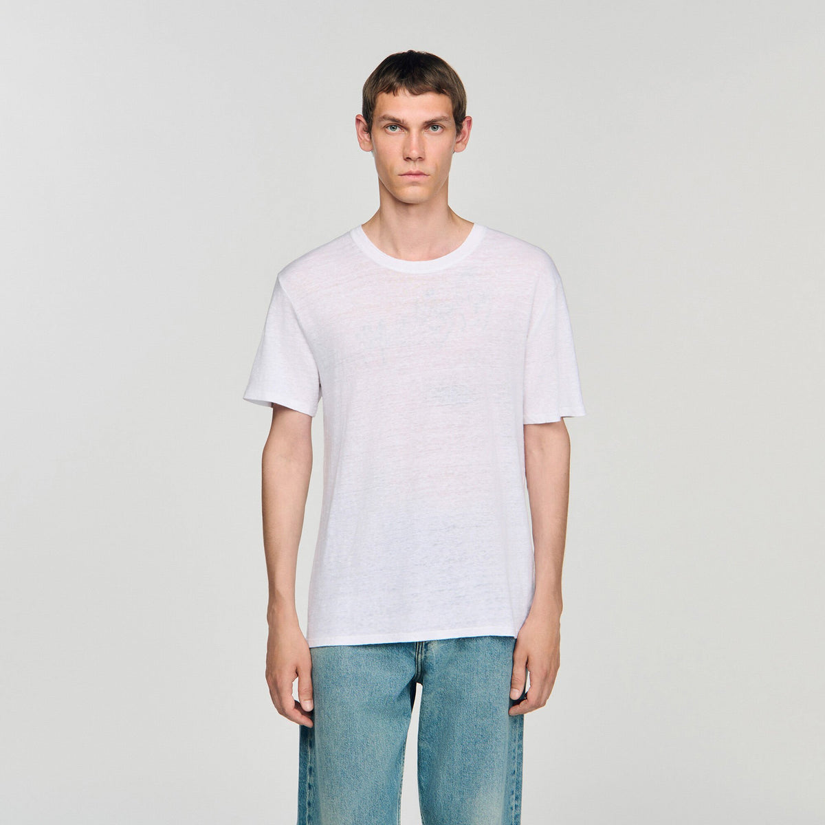 Certified linen T-shirt | Sandro