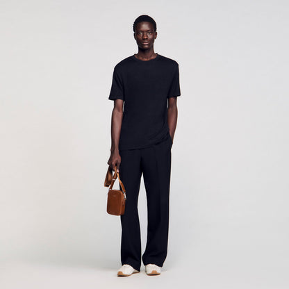 Certified linen T-shirt | Sandro