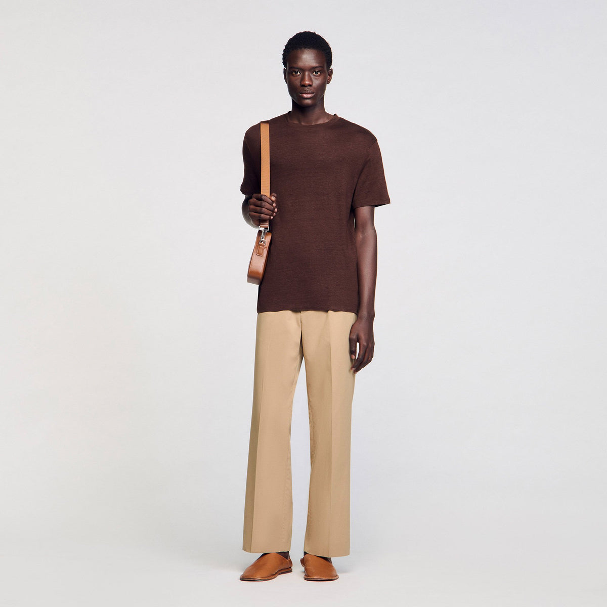 Certified linen T-shirt | Sandro