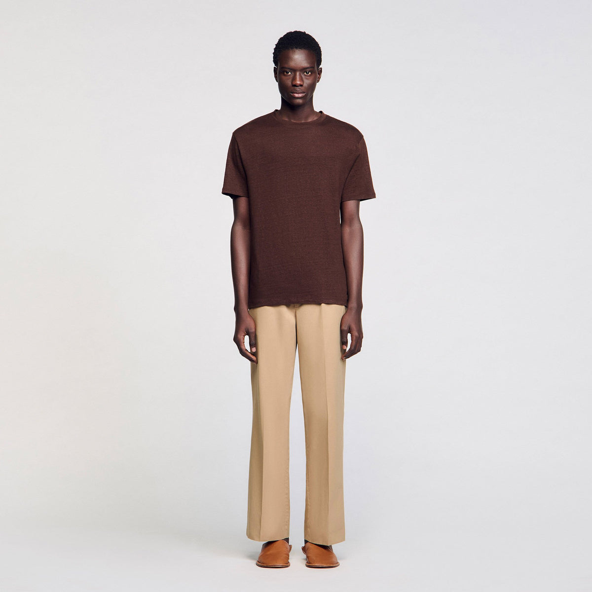 Certified linen T-shirt | Sandro