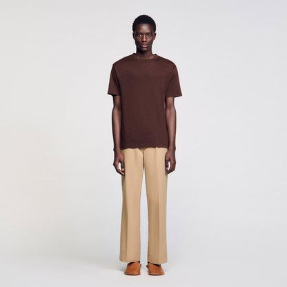 Certified linen T-shirt | Sandro