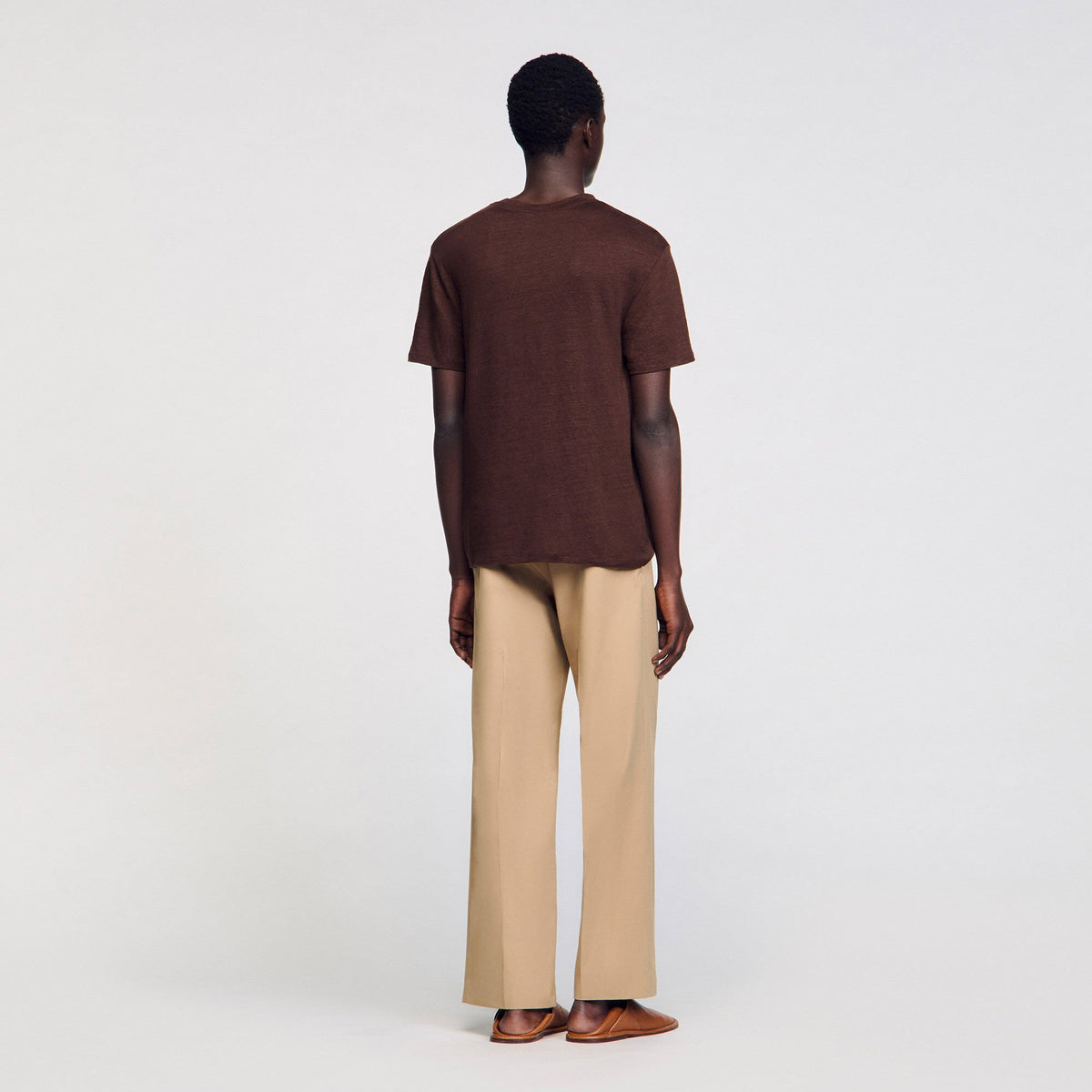 Certified linen T-shirt | Sandro