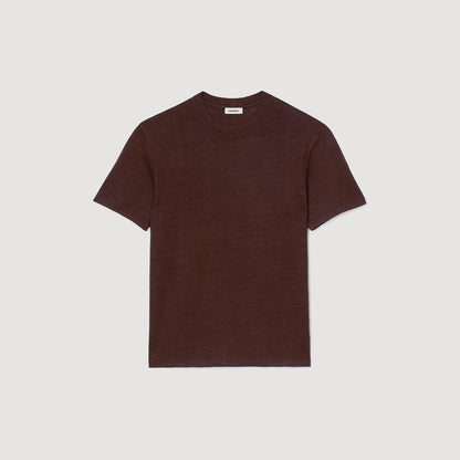 Certified linen T-shirt | Sandro