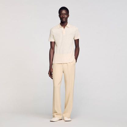 Linen polo shirt | Sandro