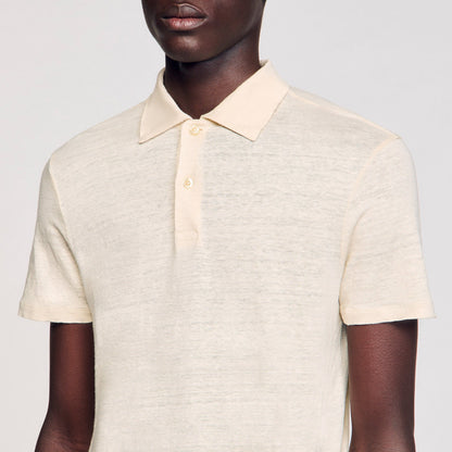 Linen polo shirt | Sandro