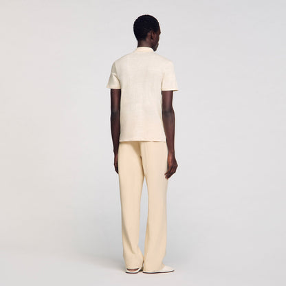 Linen polo shirt | Sandro