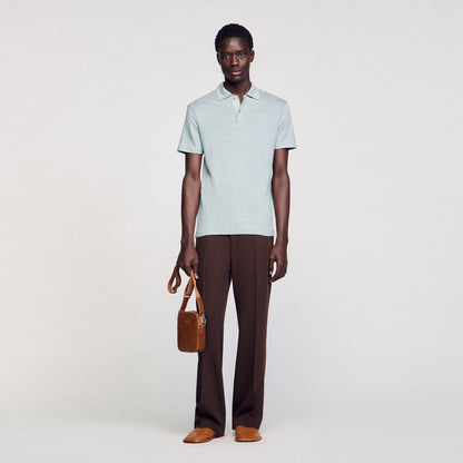 Linen polo shirt | Sandro